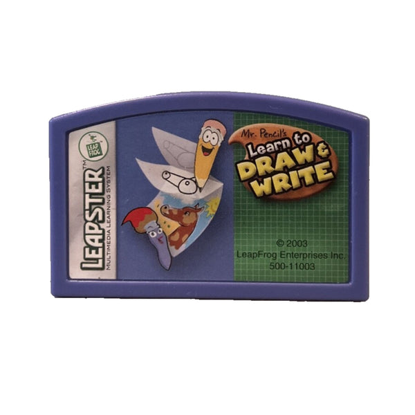 Leap Frog Leapster Mr. Pencil's Learn to Draw & Write Game Cartridge Only