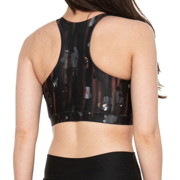 PELOTON Show Up Floral High Neck Sports Bra Size Small NWT