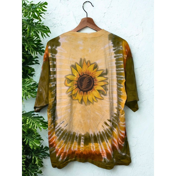 Grateful Dead Vintage 1994 GDM Richard Biffle Grateful Grower Sunflower XL Tee