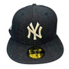 New York Yankees Denim Hat Baseball New Era 59FIFTY Cap 1999 World Series Size 7
