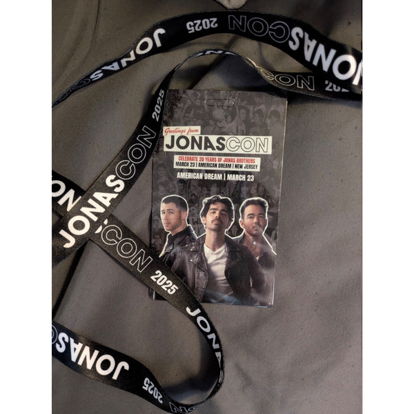 Jonas Brothers Jonas Con Tote Bag 2025 NJ Limited Edition Concert Merch