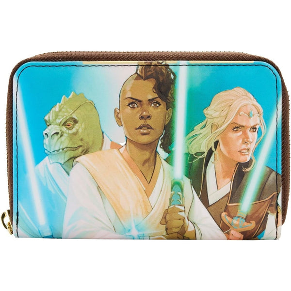 Loungefly Star Wars: The High Republic Comic Cover Zip Around Wallet NWT
