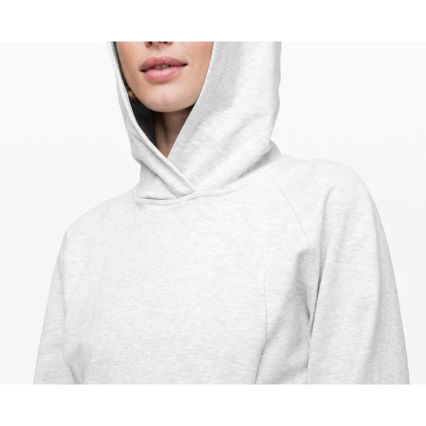 Lululemon Scuba Pullover Cotton Terry Size 8 White 01165