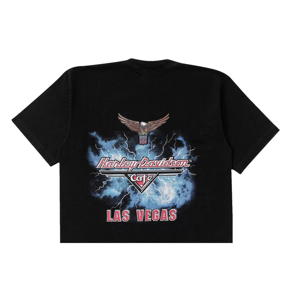Harley Davidson Cafe Las Vegas Motorcycle XL No Tag 22x29 Biker T Shirt Tee Y2K