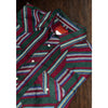 Rustler Western Pearl Snap Shirt Mens L Striped X-Long Tails Rodeo Vintage