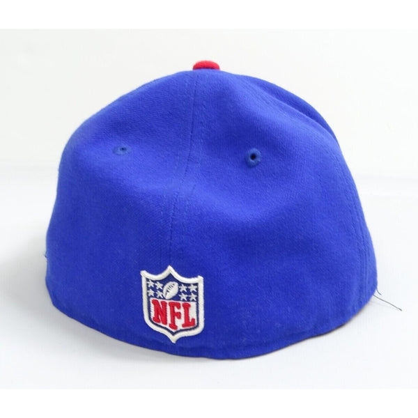 Buffalo Bills Hat Blue Red Football Team Basic New Era 59Fifty Size 7 1/4