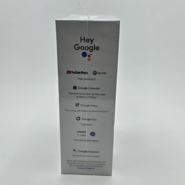 Google Nest Mini 2nd Gen Smart Speaker Google Assistant Chalk New Sealed