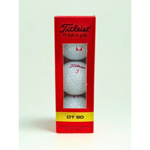 Eames Herman Miller Titleist DT 90 Golf Balls Set of 3 New In Box USA Rare Promo