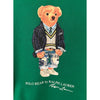 Polo Ralph Lauren Polo Bear Rugby Hoodie 2XLT Green Colorblock Fleece NWOT