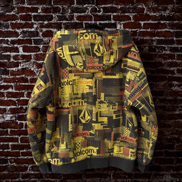 Volcom Ryan Sheckler Jessie Pinkman Y2K Sherpa Full Zip Hoodie Rare Sz L