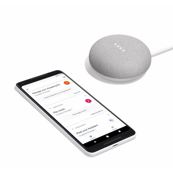 Google Home Mini Smart Speaker with Google Assistant - Chalk GA00210-US New NIB