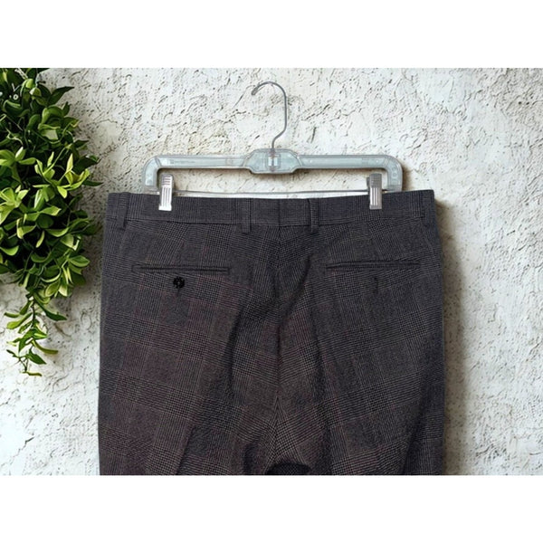 Todd Snyder Subalpino Sutton Fit Glen Plaid Dress Trousers 33x32 Canada NWOT