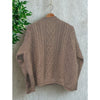 Aran Crafts Irish Wool Fisherman Sweater L Cable Knit Donegal Vintage