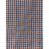 David Donahue Toast Brushed Plaid Shirt Mens M MSRP $165