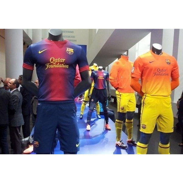 FC Barcelona Nike 2012 2013 Away Match Shorts Yellow Dri-FIT NWT Men's XL Rare