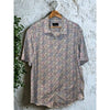 Bugatchi OoohCotton Tech Shirt 2XL 8-Way Stretch Short Sleeve Button Up NWOT