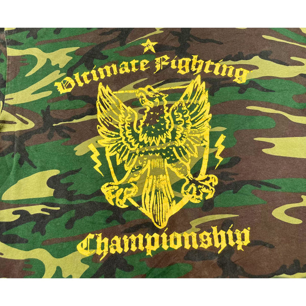 UFC Ultimate Fighting Championship Camo Tee Shirt 2XL Dana White Era Vintage