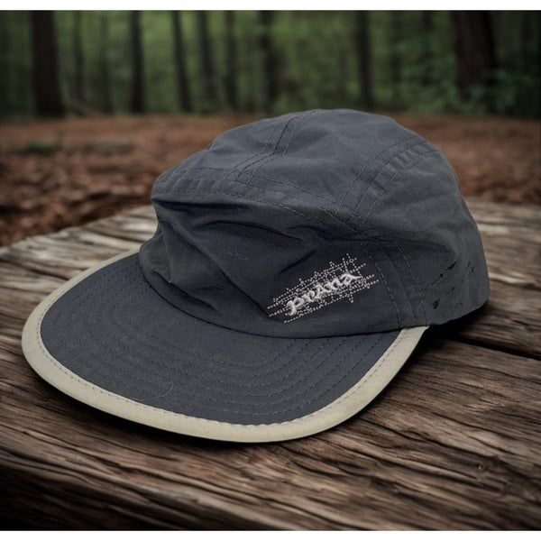 Prana Supplex 5 Panel Cap Sample Y2K Logo Lightweight Packable Hat OSFA NWT