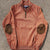 Vineyard Vines Mens Wool Mock Neck Half Zipped Pullover Sweater Orange Size L