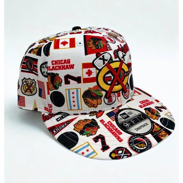 Chicago Blackhawks Brent Seabrook New Era 9FIFTY Snapback Hat 2020 Rare NEW