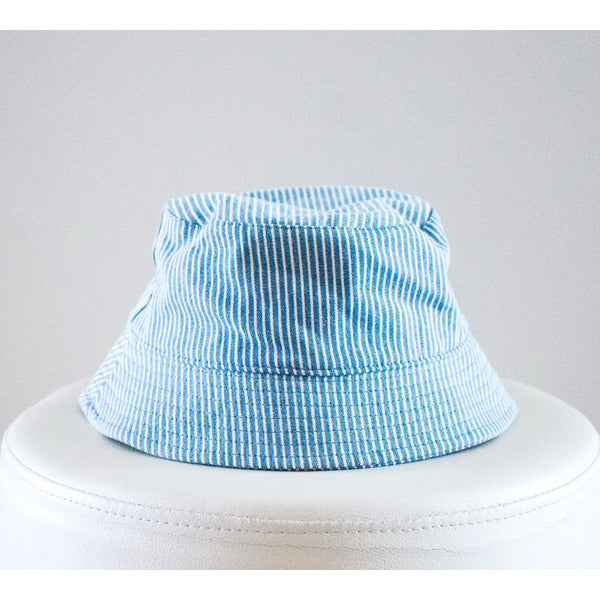 OshKosh B'Gosh By KITH Kids Ltd Edition Collab Bucket Hat Blue Striped Kids OSFA