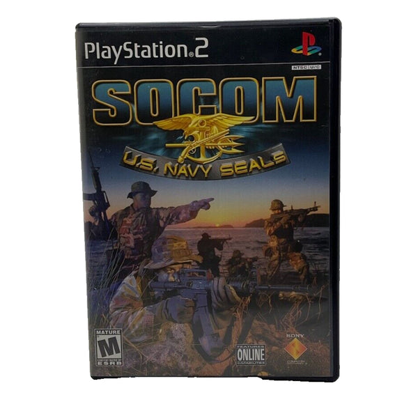 SOCOM: U.S. Navy SEALS (Sony PlayStation 2, 2002) Tested With Manual