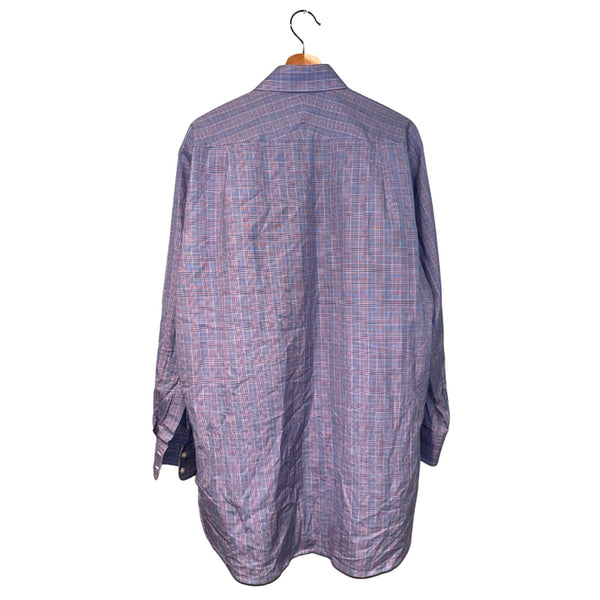 Charles Tyrwhitt Dress Shirt Non Iron Classic Fit Check Plaid Men's 16/34