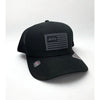 New York Jets New Era 9SEVENTY NFL USA Flag Black Stretch Snap Trucker Hat NWT