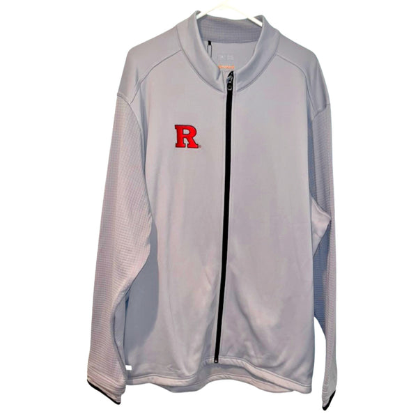 Rutgers University Adidas Climalite Track Jacket Full Zip Long Sleeve Sz. 3XL