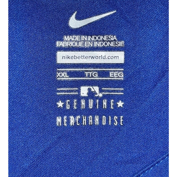 Kansas City Royals Nike Authentic Dugout Pullover Jacket 2XL Blue MLB Field Rare