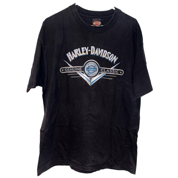 Harley Davidson Chattanooga Tennessee XL Rare Biker Hanes Beefy-T T Shirt