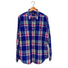 Polo Ralph Lauren Classic Fit Flannel Plaid Workshirt Mens Large L EUC