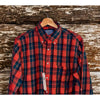 Pendleton Virgin Wool Shirt Red Black Tartan Plaid Made USA M NWT Deadstock VNTG