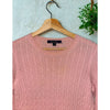 Brooks Brothers Women’s Pink Italian Cashmere Cable Knit Sweater XS
