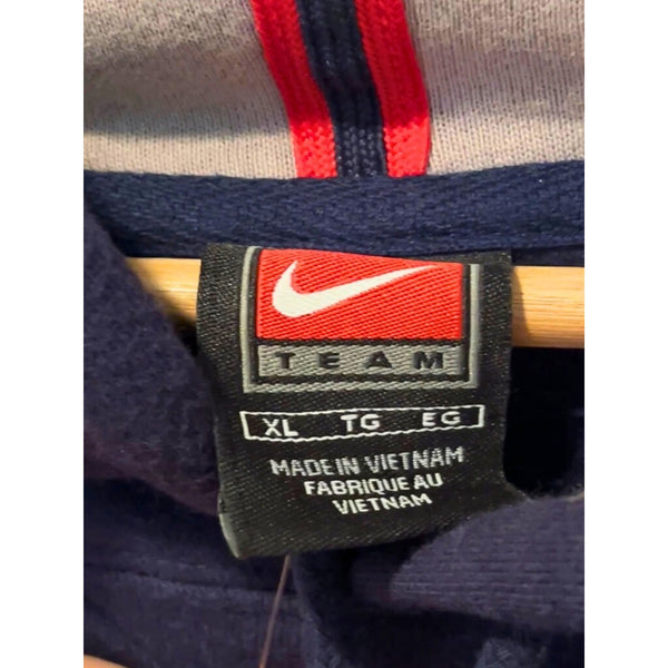 New Jersey Nets Hoodie XL Center Swoosh Y2K NBA Vintage Nike