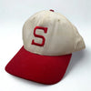 Stanford University New Era Hat 7 5/8 USA Fitted Block S Cardinal Cap Vintage
