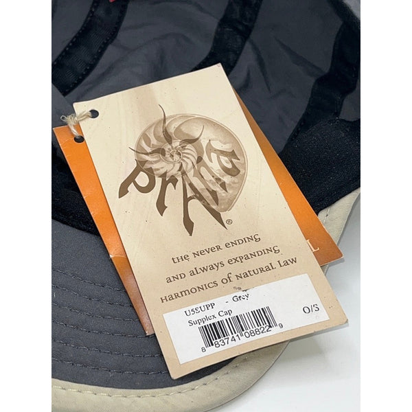 Prana Supplex 5 Panel Cap Sample Y2K Logo Lightweight Packable Hat OSFA NWT
