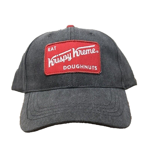 Krispy Kreme “Eat Doughnuts” Gray Distressed Hat NWOT