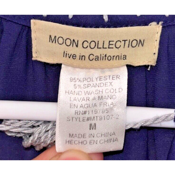 Moon Collection: Live In California W/ Sequins Blouse Sz M