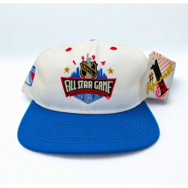 New York Rangers #1 Apparel 1994 NHL All Star Game Snapback Hat MSG NWT Vintage