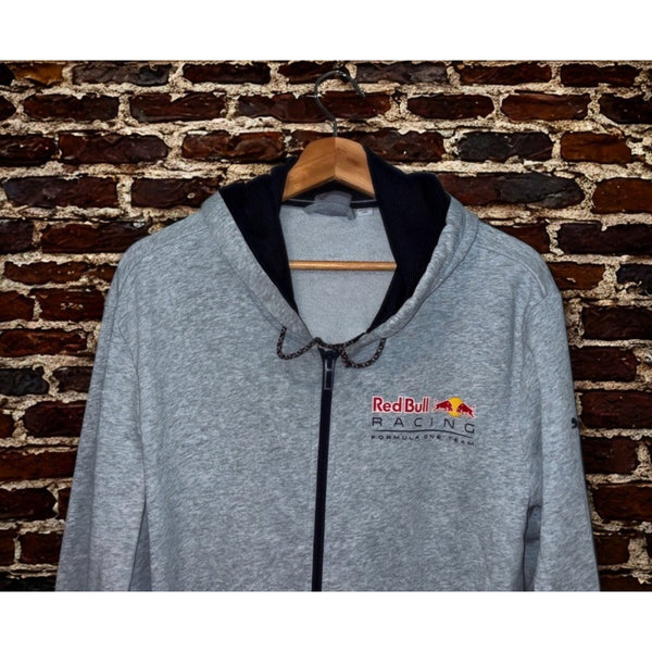 Red Bull Racing Max Verstappen MV1 Full Zip Hoodie Men's L Formula 1 F1 Navy