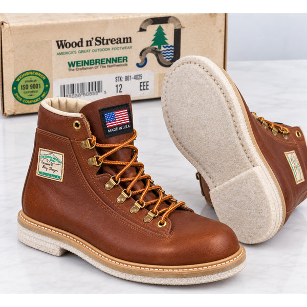 Weinbrenner Ultimate Wading Shoes Men's 12 EEE Felt Sole USA Deadstock NIB Rare