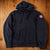 Canada Goose Huron Hoodie Black Medium Made In Italy Luxury Designer Pullover