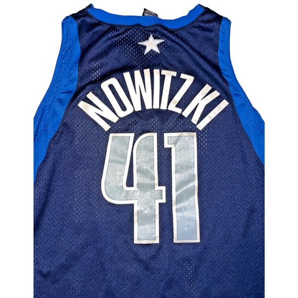 Dallas Mavericks Dirk Nowitzki #41 Nike Jersey Size 3XL +2 Length Vintage RARE