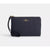 Coach F54626 Crossgrain Leather CornerZip Wristlet Midnight NWOT MSRP $88