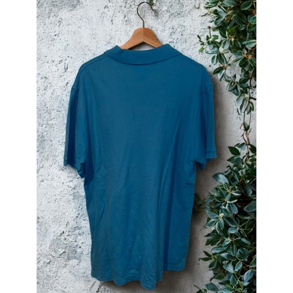 Psycho Bunny Polo Shirt Men’s Sz 6 XL Blue Pima Cotton Short Sleeve Preppy