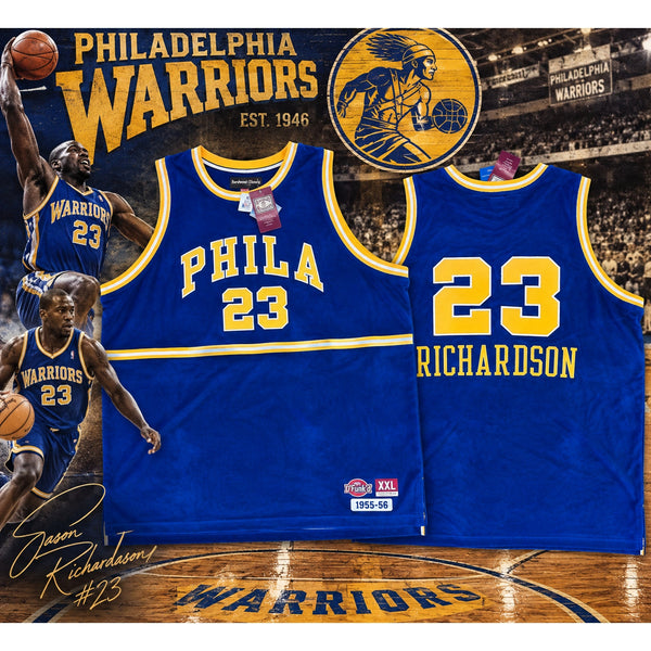 Philadelphia Warriors Jason Richardson Reebok D'Funkd Jersey 2XL NWT NBA Y2K
