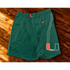 Miami Hurricanes Player Issued Nike Shorts Sz. Large Team Issued NCAA Authentic