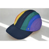 Paul Smith PS Stripe Nylon Baseball Cap Rainbow Strapback NWOT Rare Hat