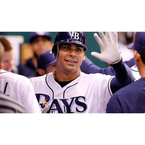 Carlos Pena Tampa Bay Rays Autographed ROML Baseball MLB